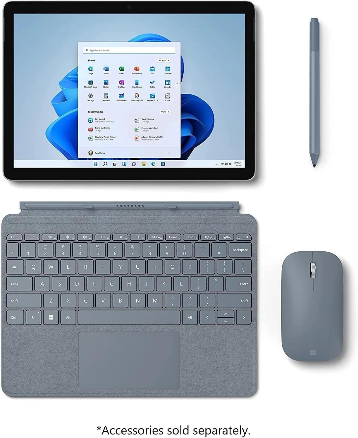 Microsoft Surface Go 2 10.5″ Touch screen, Intel Core m3 8th Gen, 8GB RAM, 128GB SSD – Wifi + LTE – Platinum