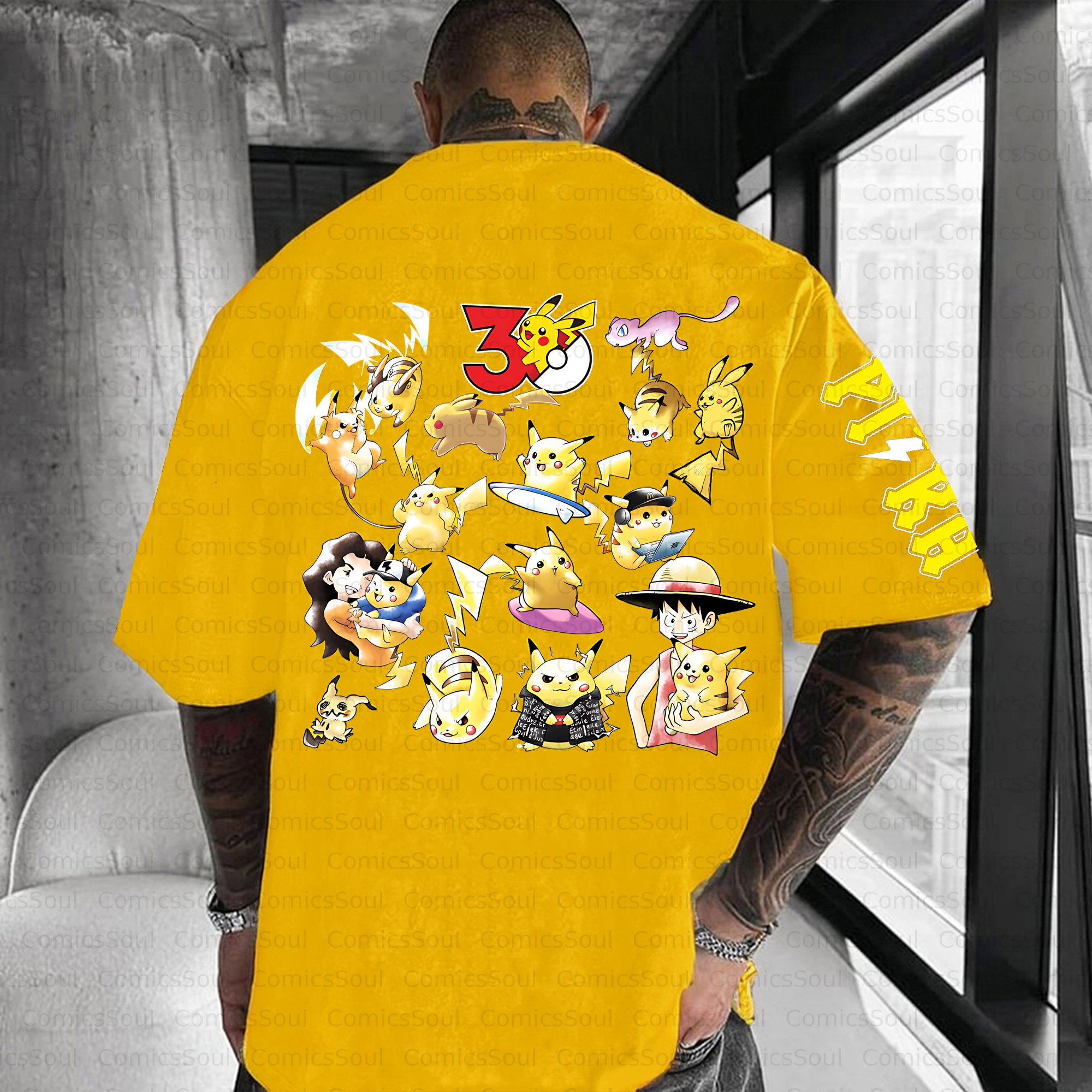 Unisex Anime Inspired Vintage T-Shirt