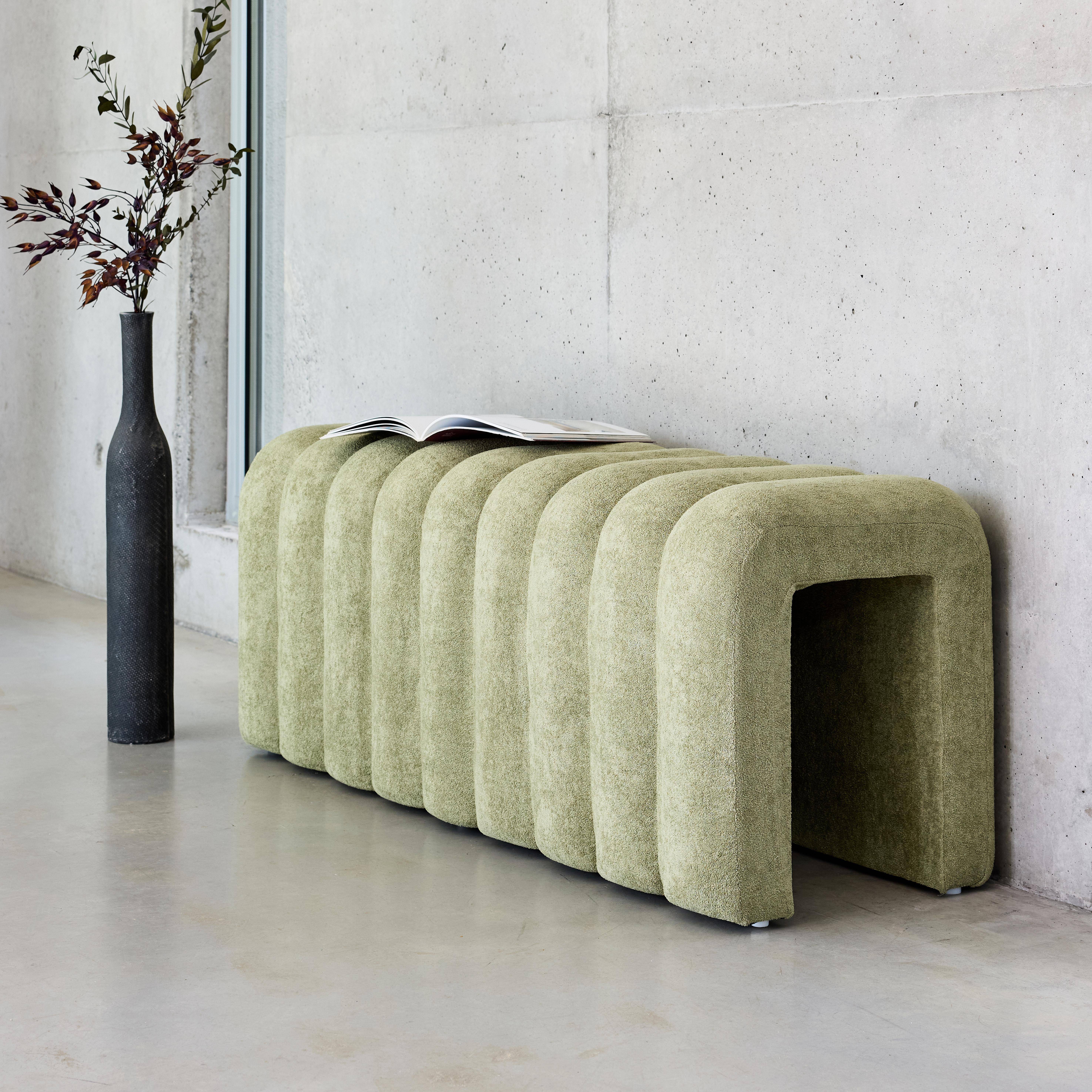 Ito - Banco, pie de cama contemporáneo de tela