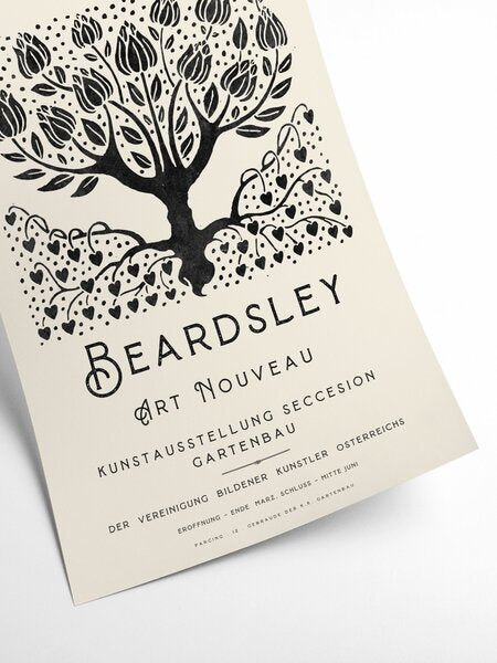 PSTR studio - Aubrey Beardsley - Art Nouveau Tree