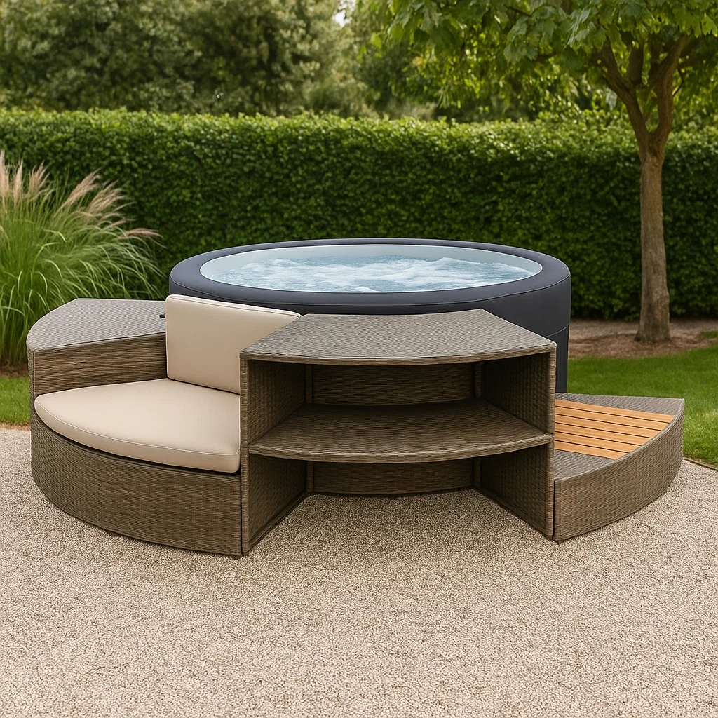 Spa semirrígido 850L 4 plazas Ø180x65 cm - TyCVIkZ127mq