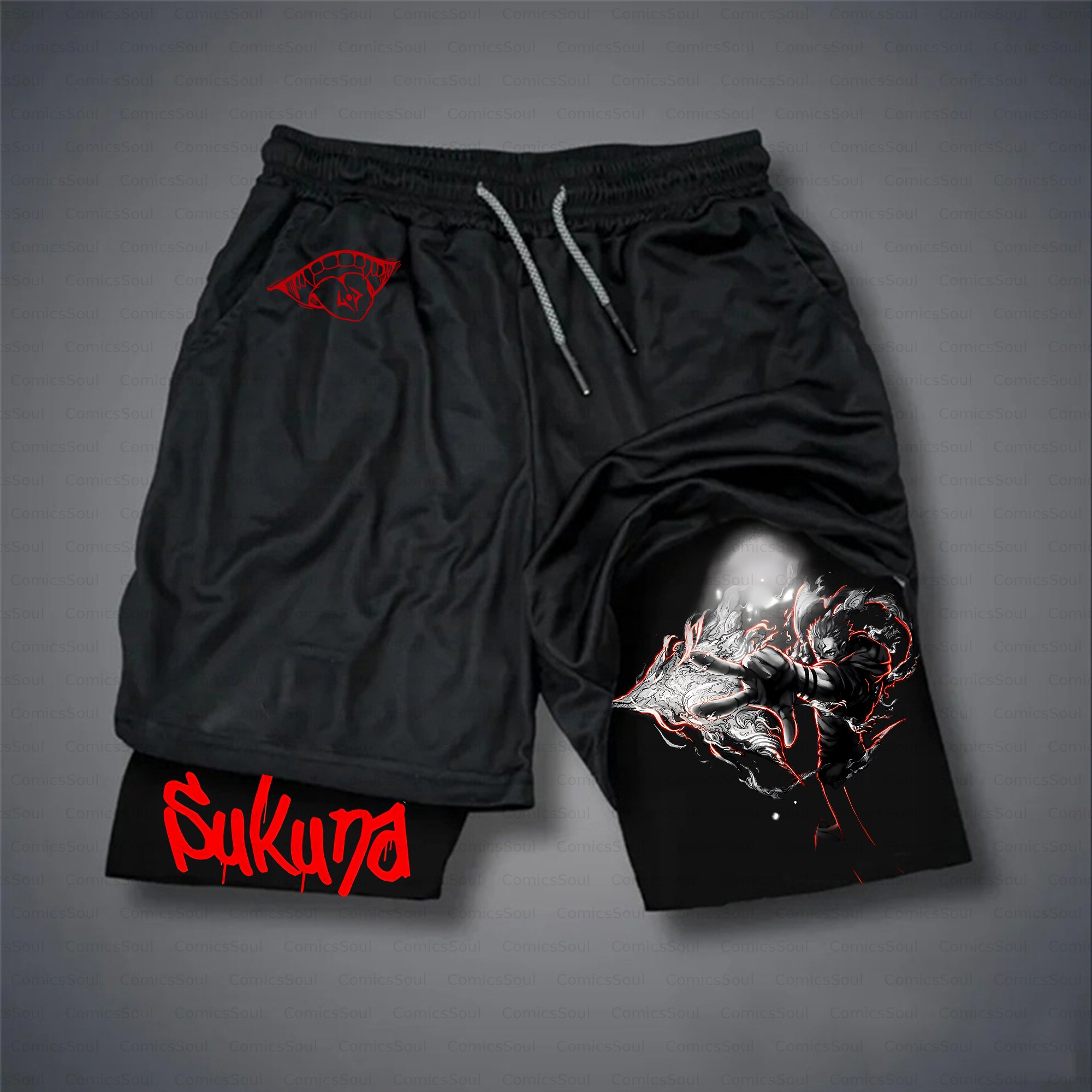 Unisex Casual Anime Streetwear Gym Shorts