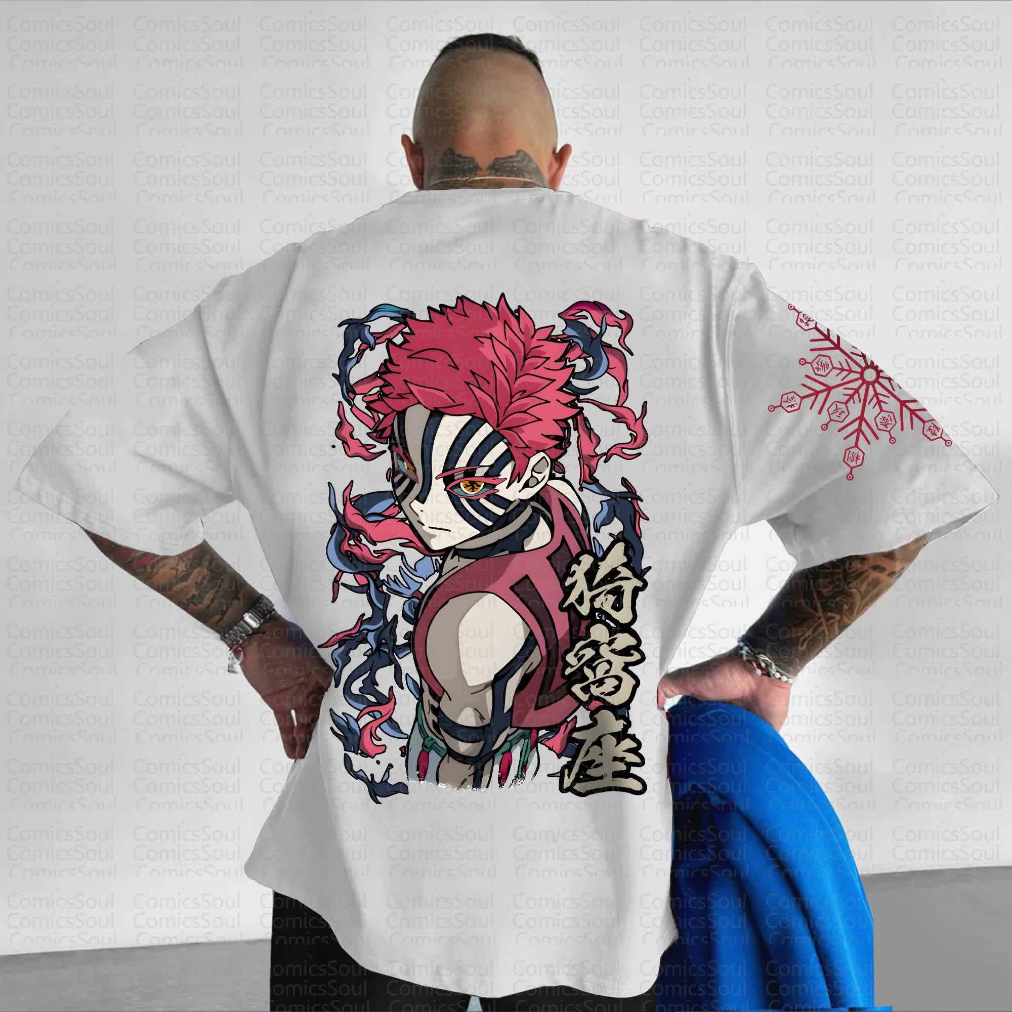 Unisex Anime Inspired Vintage T-Shirt丨Comicssoul
