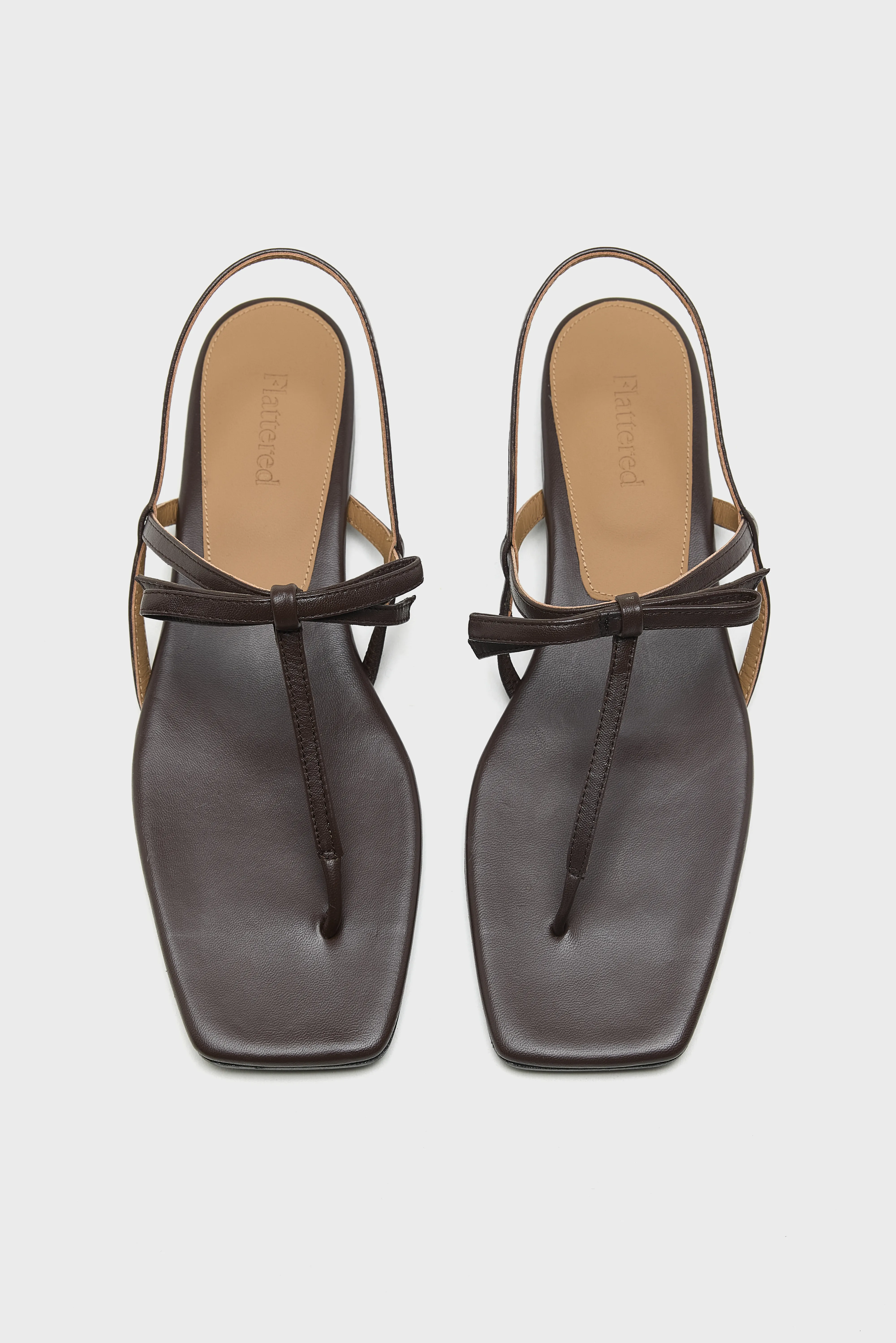 Bellerose Sina Flat Sandals  (261 / W / CHOCOLATE)