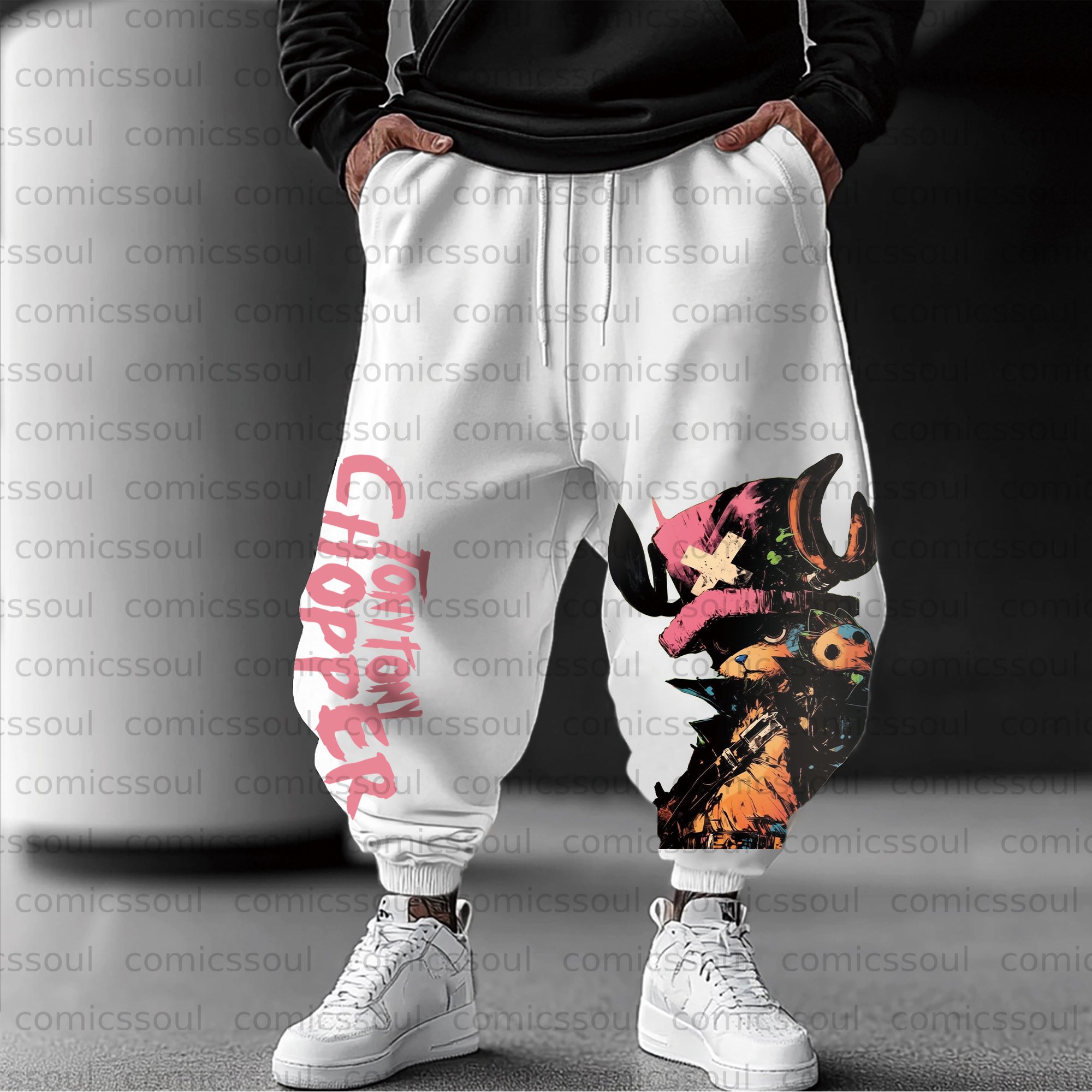 Unisex Anime Inspired Vintage Pants