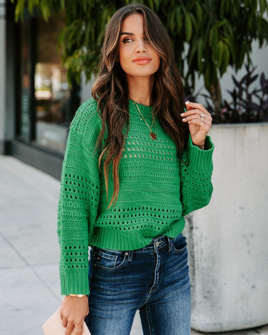Genny Knit Sweater - Emerald - SALE - Se7enfashion