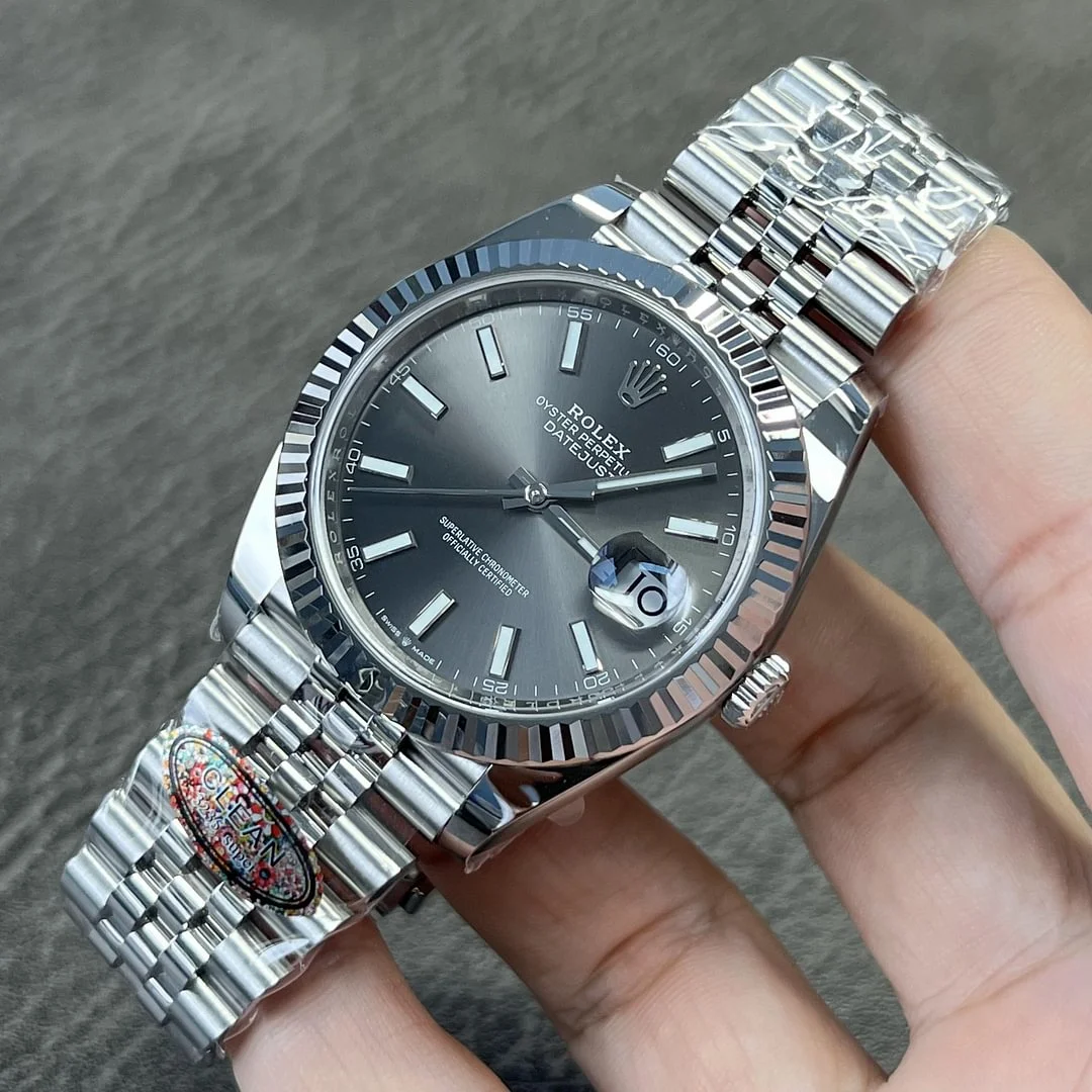 Superclone Rolex Datejust 41mm Rhodium Dial 126334 Jubilee