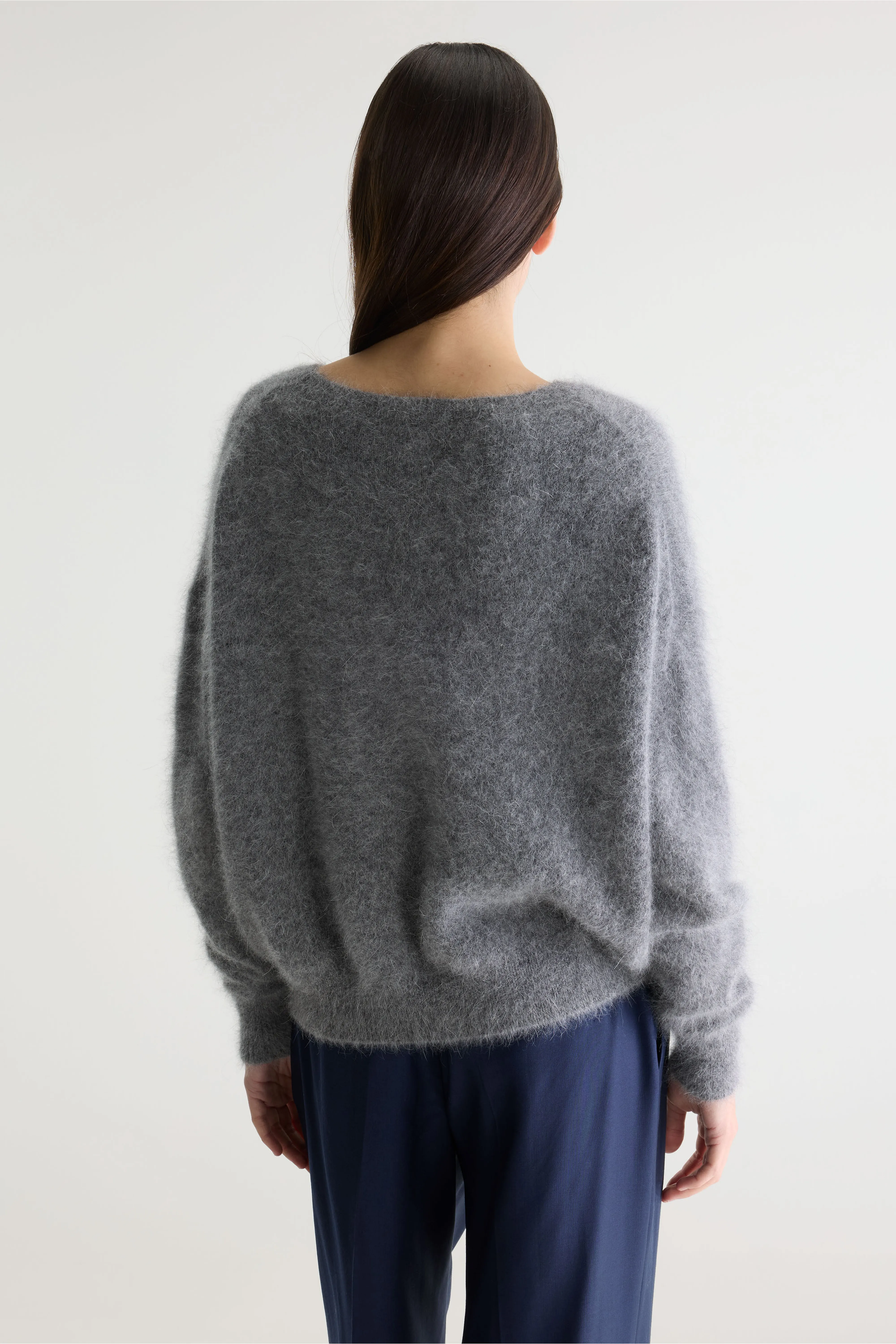 Bellerose Datus angora-blend grey sweater (252 / W / MID GREY)