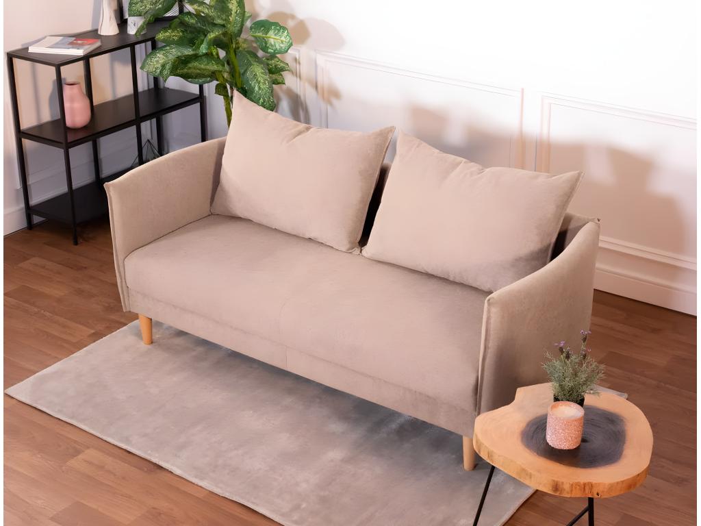 Sofá 3 plazas reversible - beige