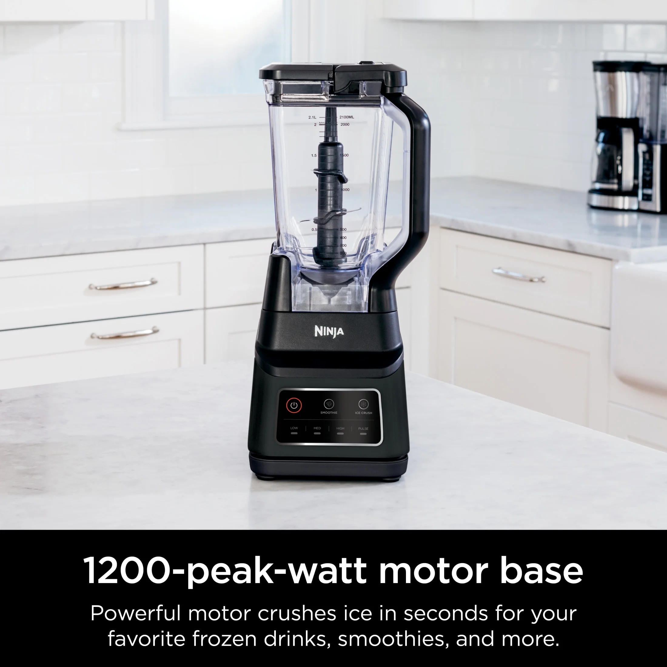Ninja Professional Plus Blender, 2 Auto-IQ Programs for Smoothies, Frozen Drinks, 1200 W, 72 oz* Total Crushing Pitcher, Black, BN700 - Image 2