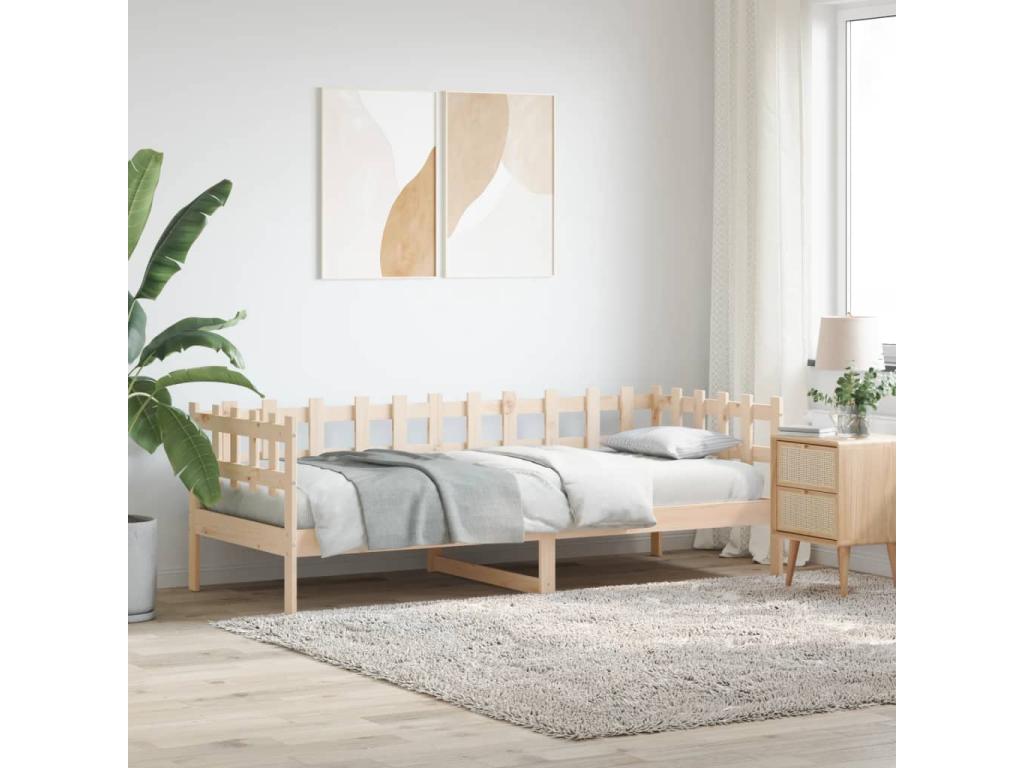 Sofá cama Decopractico maciza de Decopractico 90x190 cm 57916WCUD