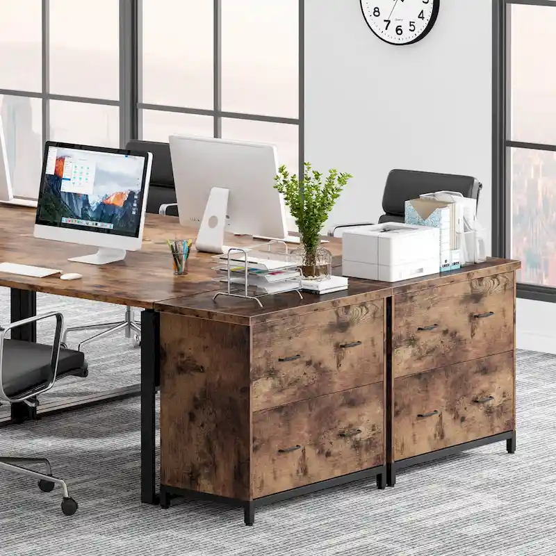 2-Drawer Lateral File Cabinet for Office Organization
