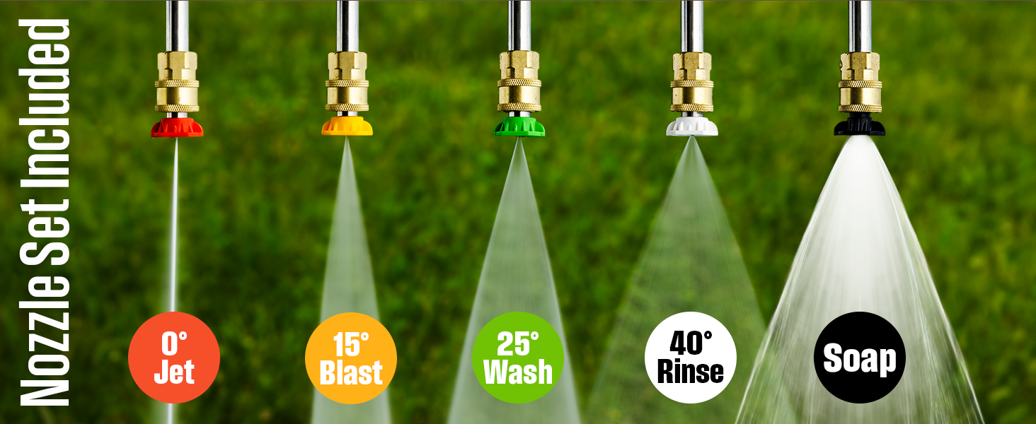 Nozzle Set, WPX Pressure washers, westinghouse pressure washers