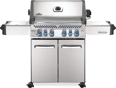 Napoleon P500RSIBPSS-3 Prestige 500 RSIB Propane Gas Grill, sq. in + Infrared Side and Rear Burner, Stainless Steel