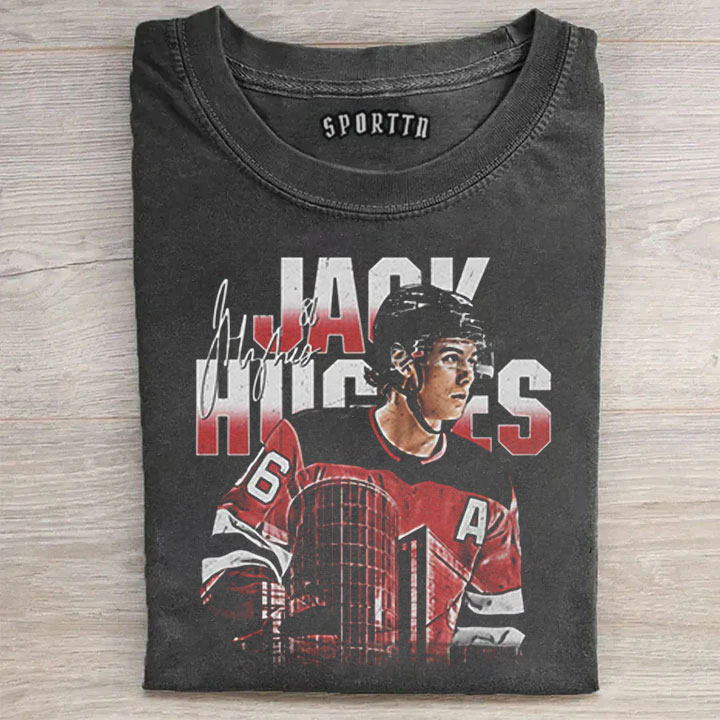 Jack Hughes Champion USA Tee