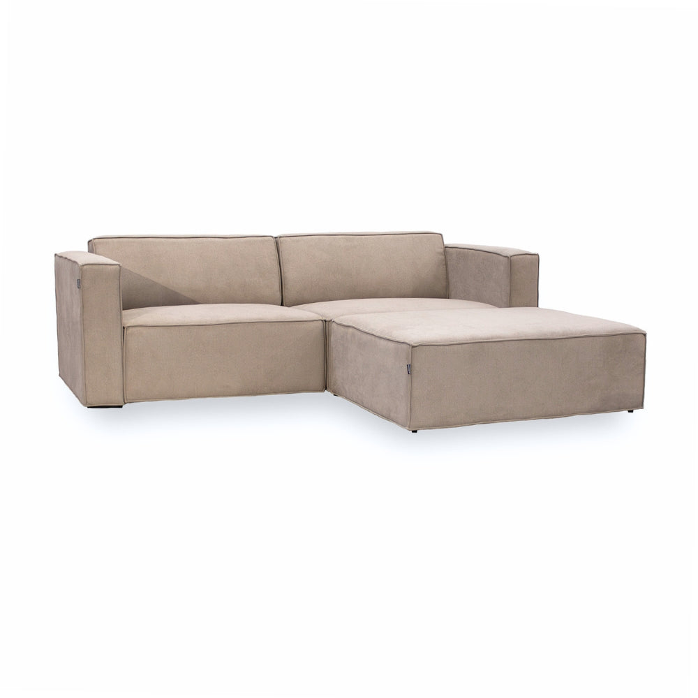 Sofá - Beige con Puf - 230 cm r7r38qr15