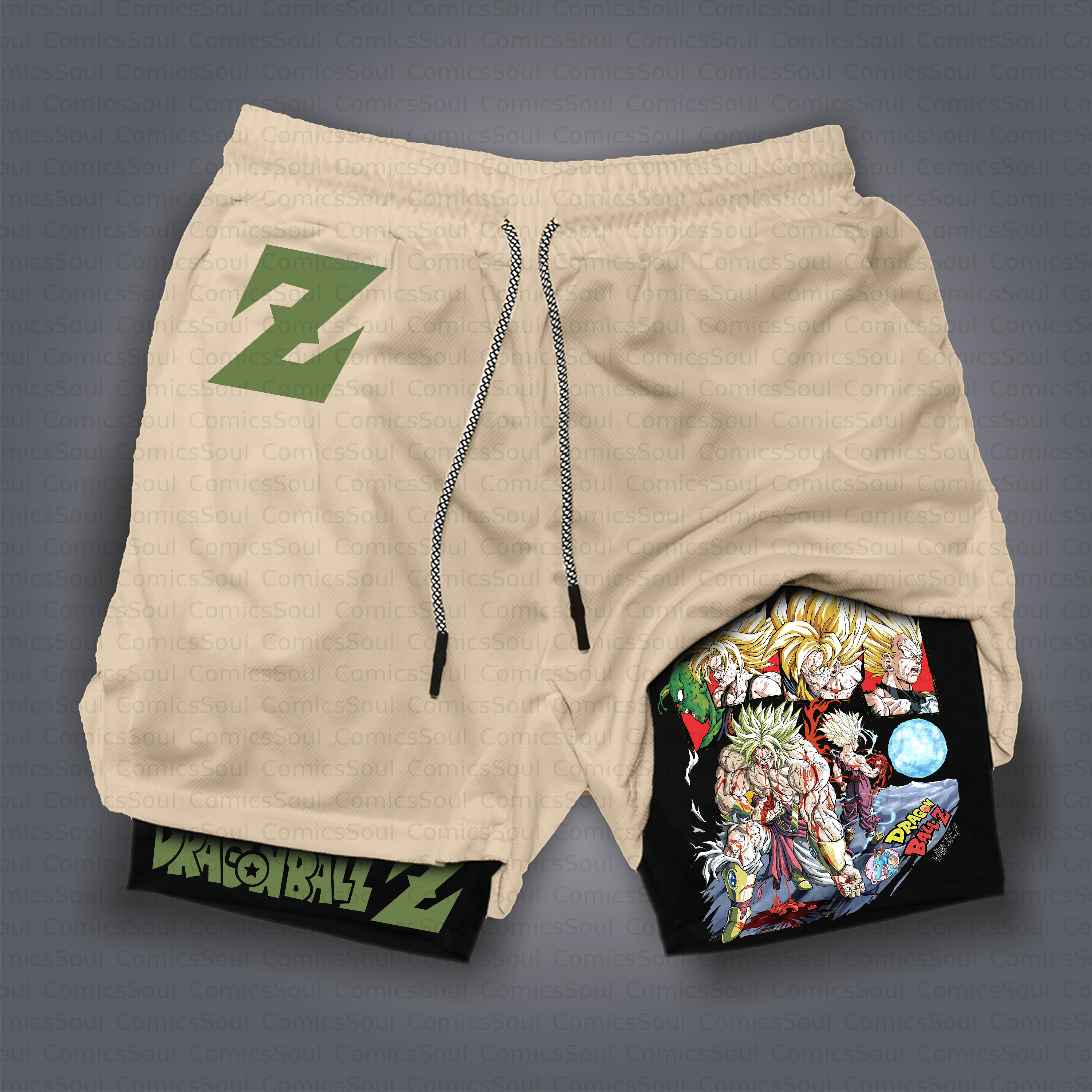 Unisex Casual Anime Style Shorts