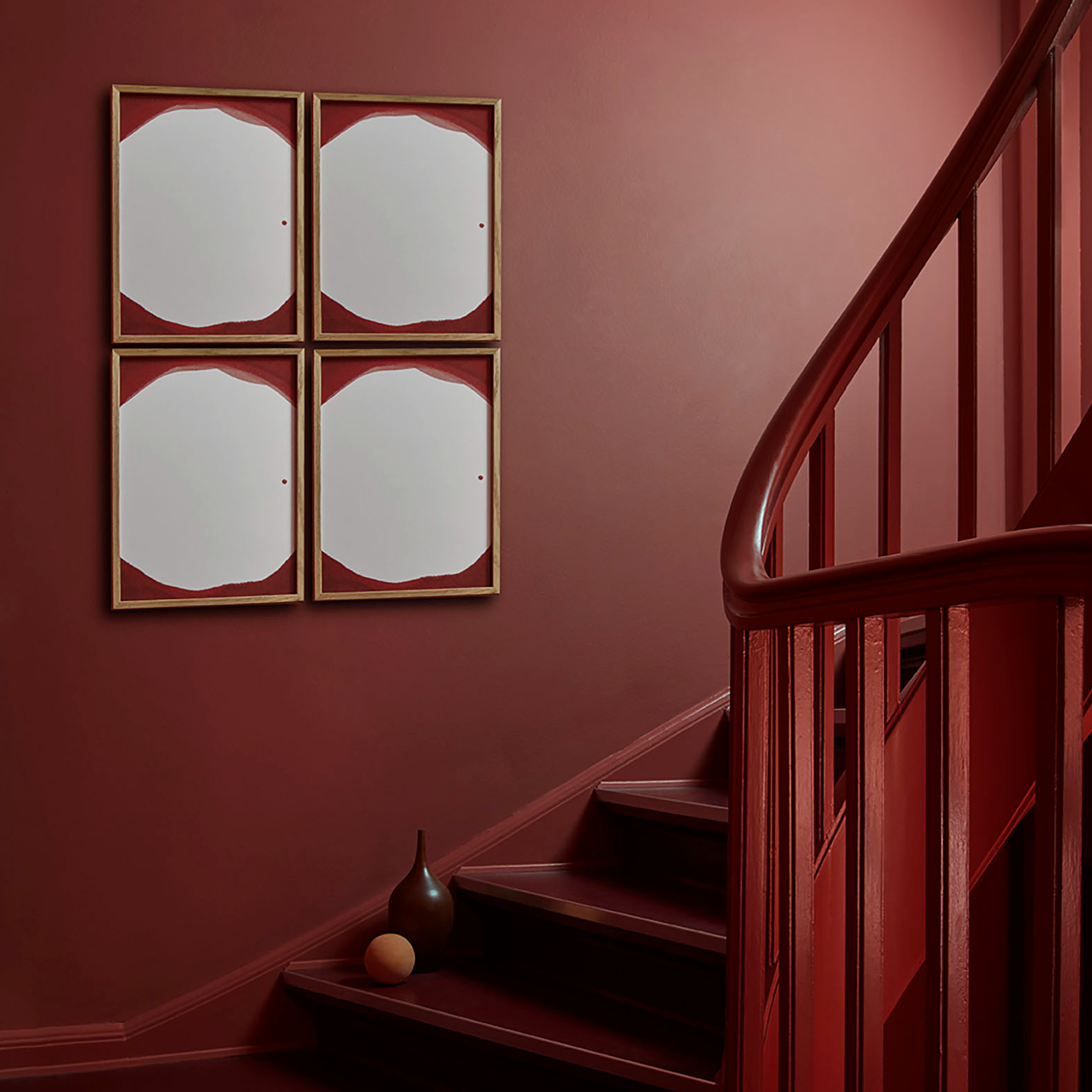 Paper Collective Poster Norm Architects Enso Red III 30x40cm