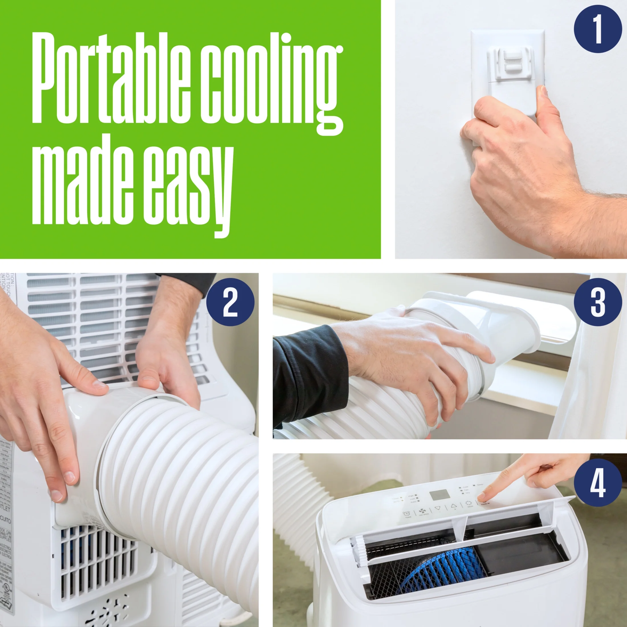 Westinghouse 10,000 BTU Portable Air Conditioner & Dehumidifier with Smart App, for Rooms Up to 450 sq ft - Image 5