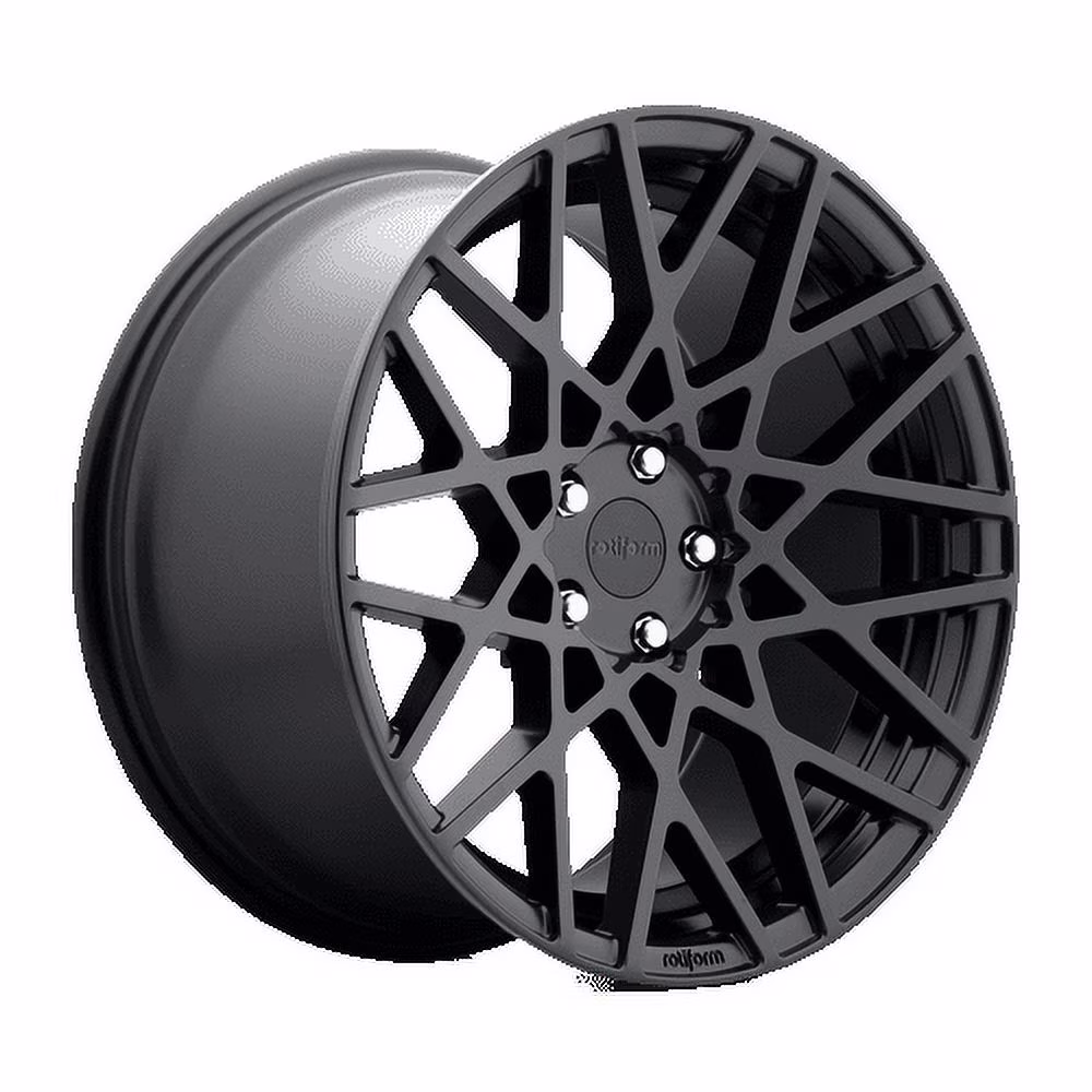 18x8.5 R112 Rotiform BLQ Matte Black Wheels 5x4.5 (38mm)