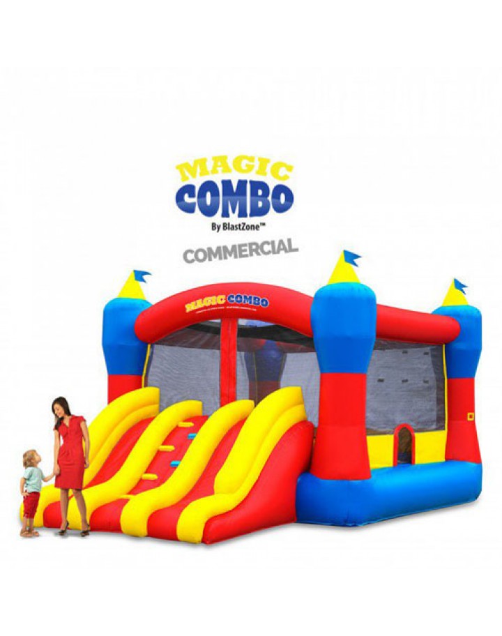 Magic Combo 15 Commercial Inflatable Bouncer w Slide