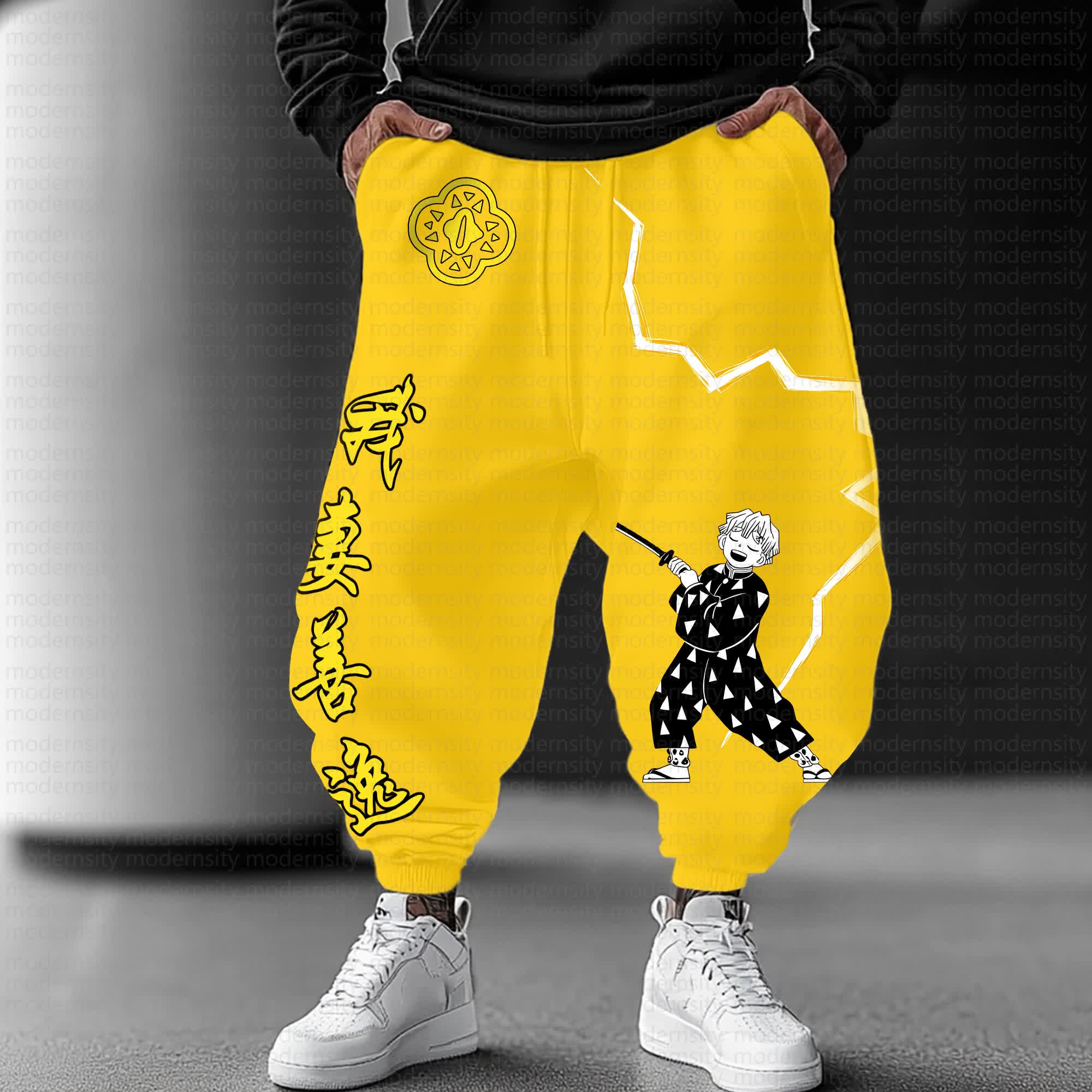 Unisex Anime Inspired Vintage Pants丨Comicssoul