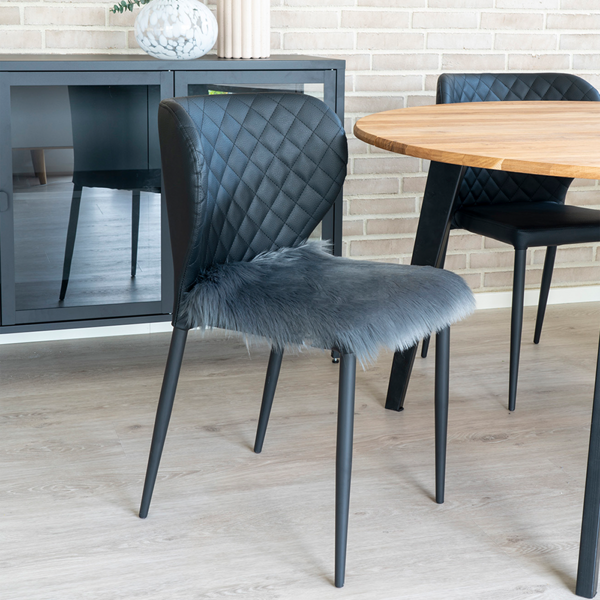 Artichok Veerle zacht kleedje grijs - 40 x 40 cm