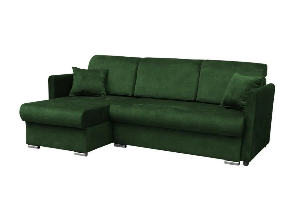 Sofá rinconero Habitarluz 115 Verde Función de descanso Caja de ropa de cama 220x148cm DVCS14398