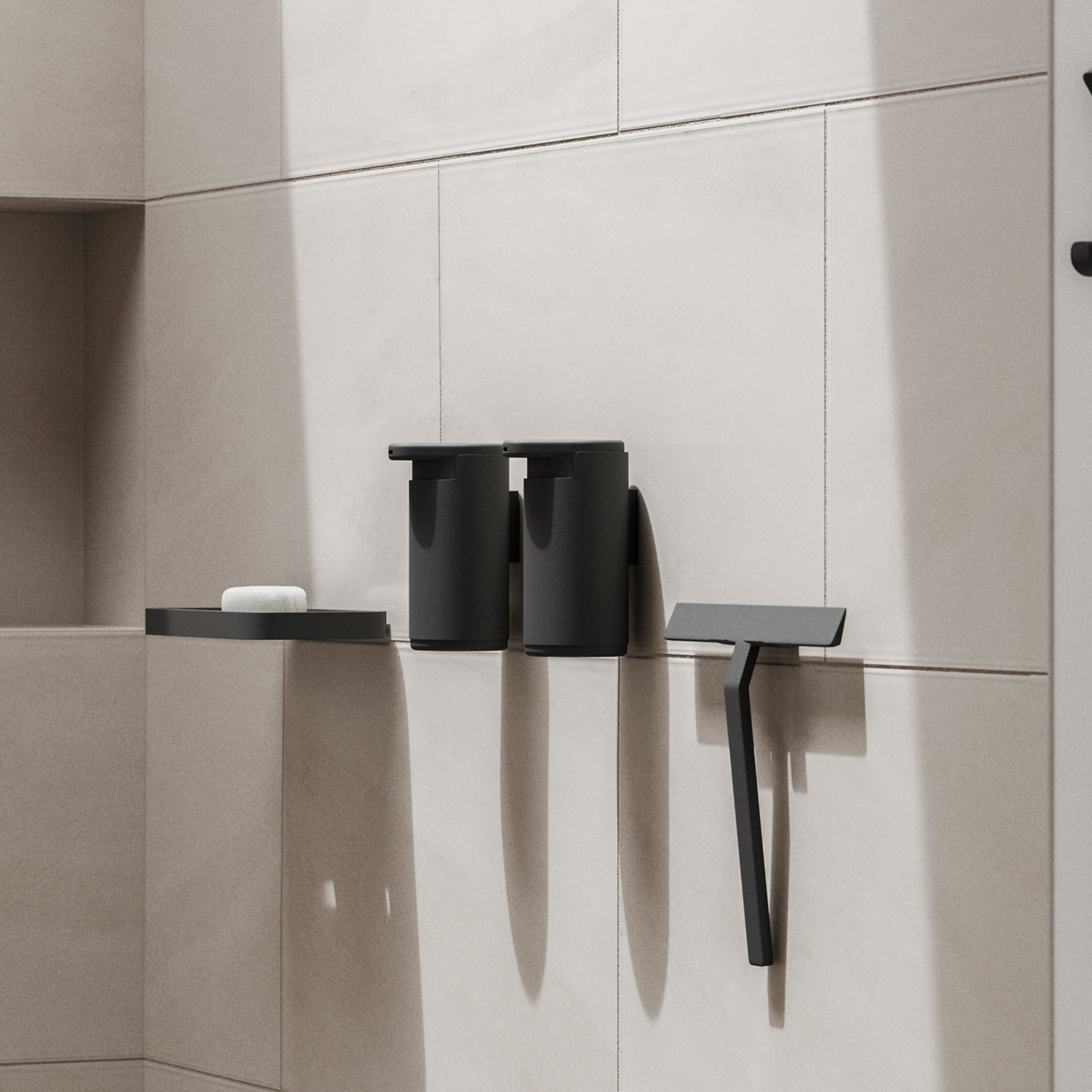 Zone Denmark Rim Zeepdispenser - Zwart