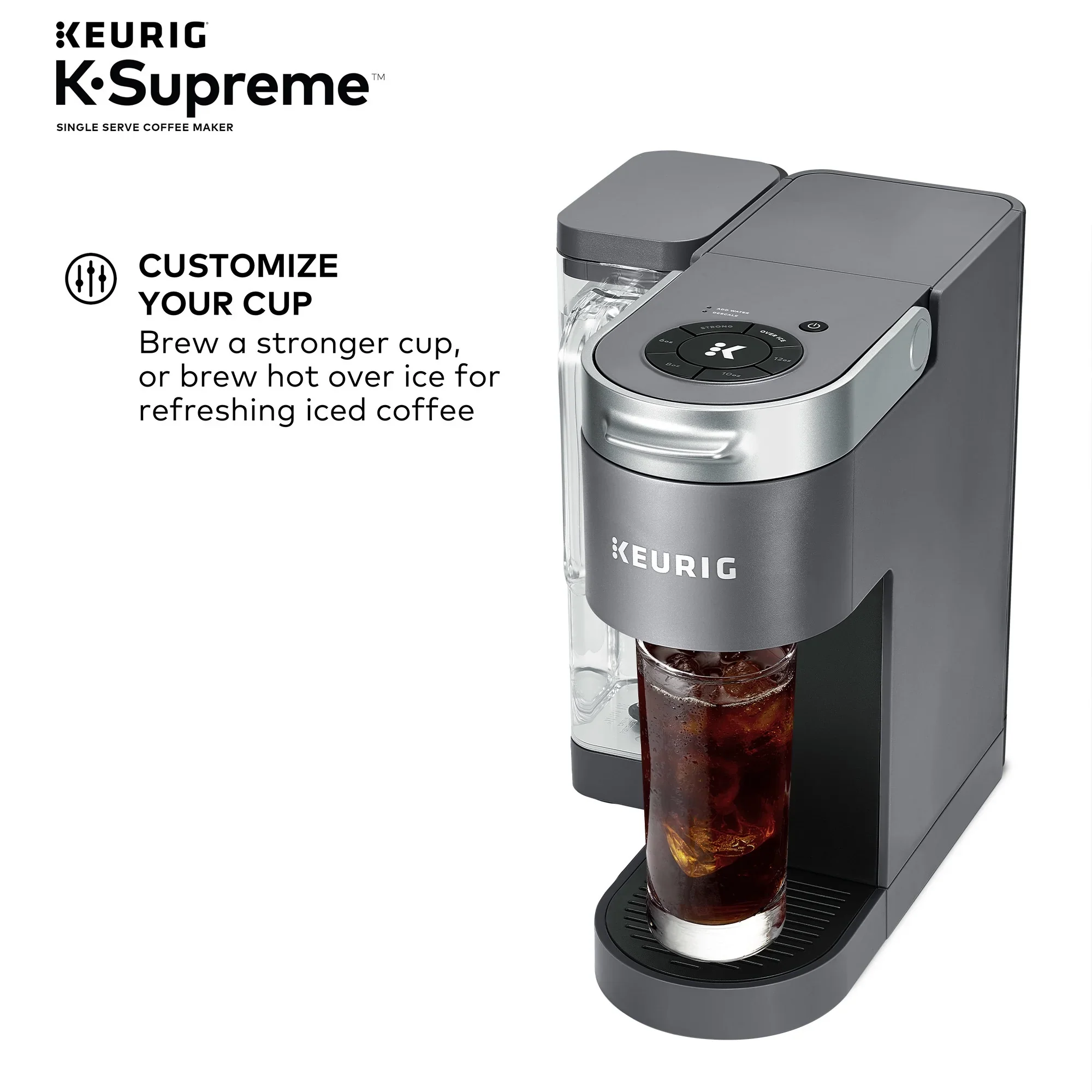 Keurig K-Supreme Black Single-Serve K-Cup Pod Coffee Maker