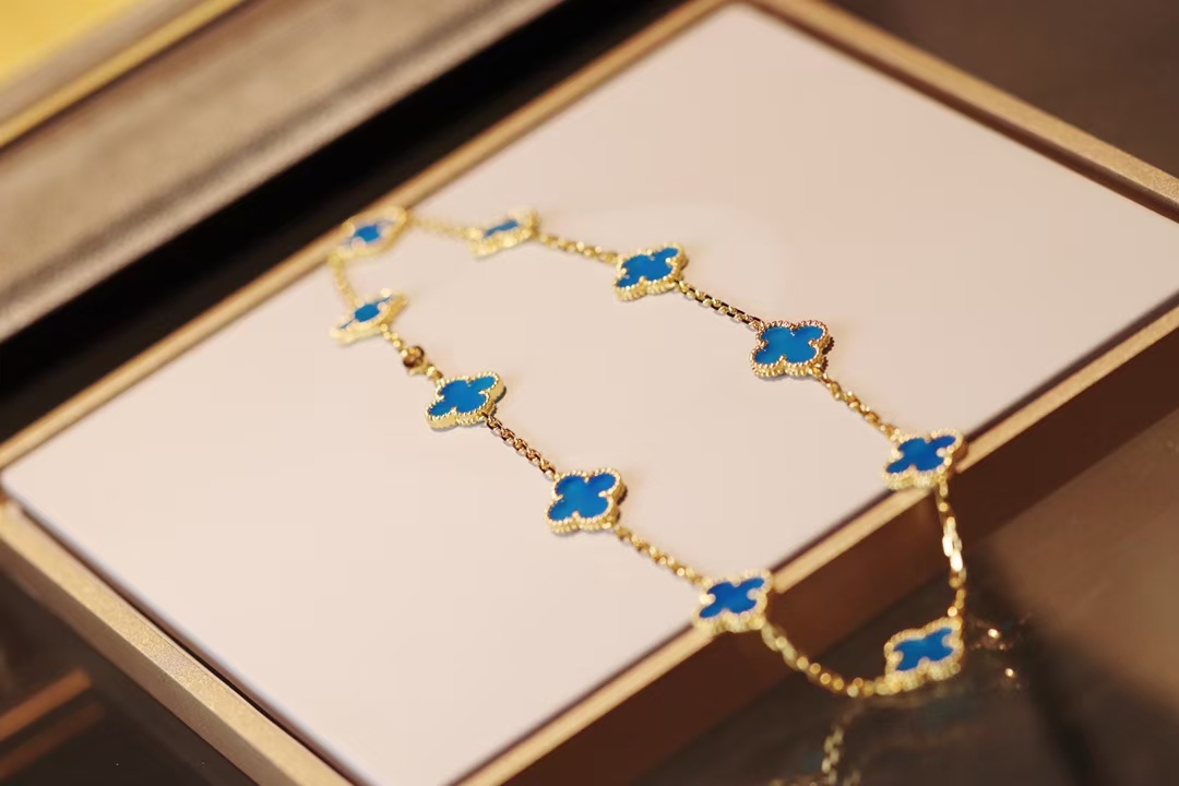 VCA Vintage Alhambra Necklace, 10 Motifs - Original Replica Club