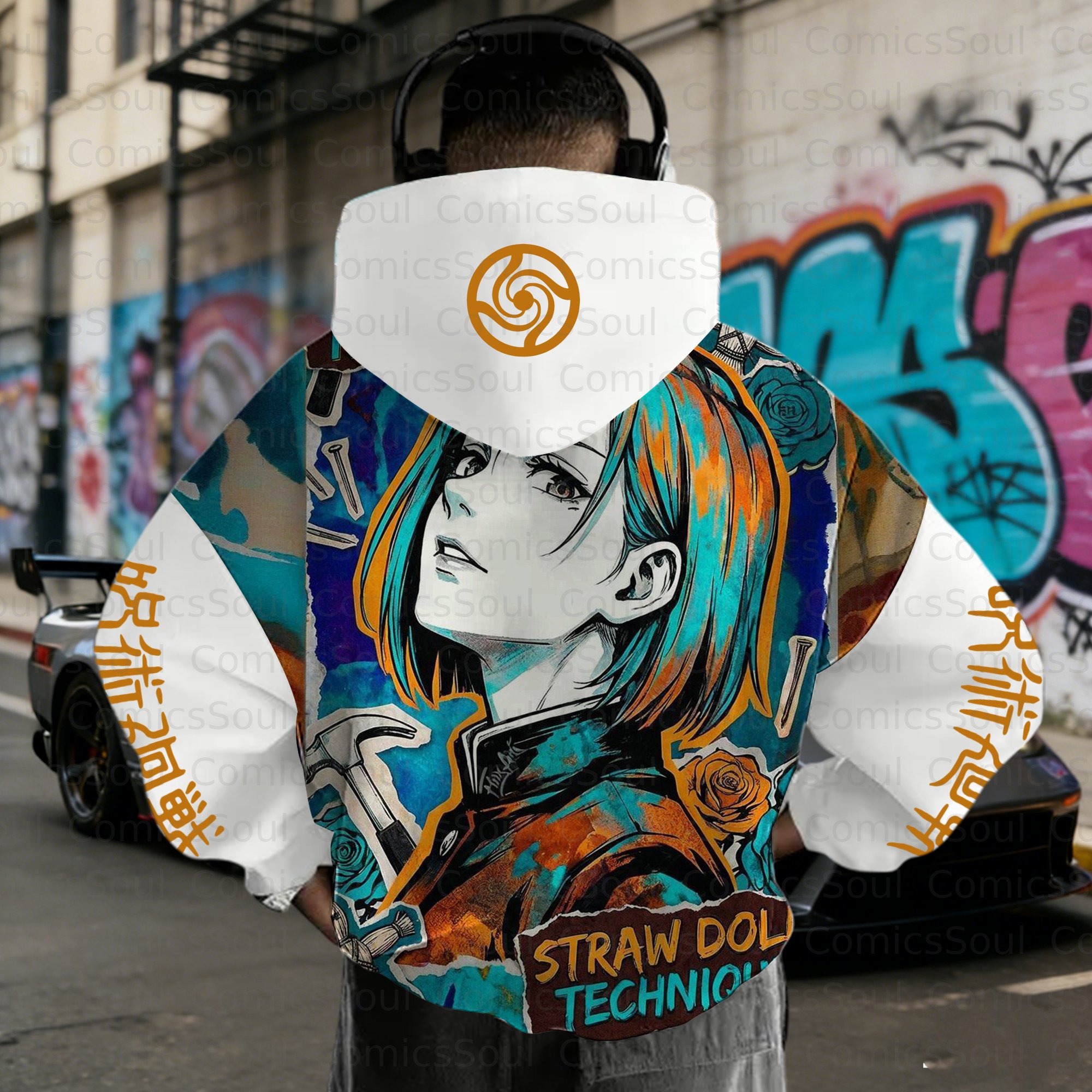 Unisex Graphic Streetwear Vintage Plush  Hoodie