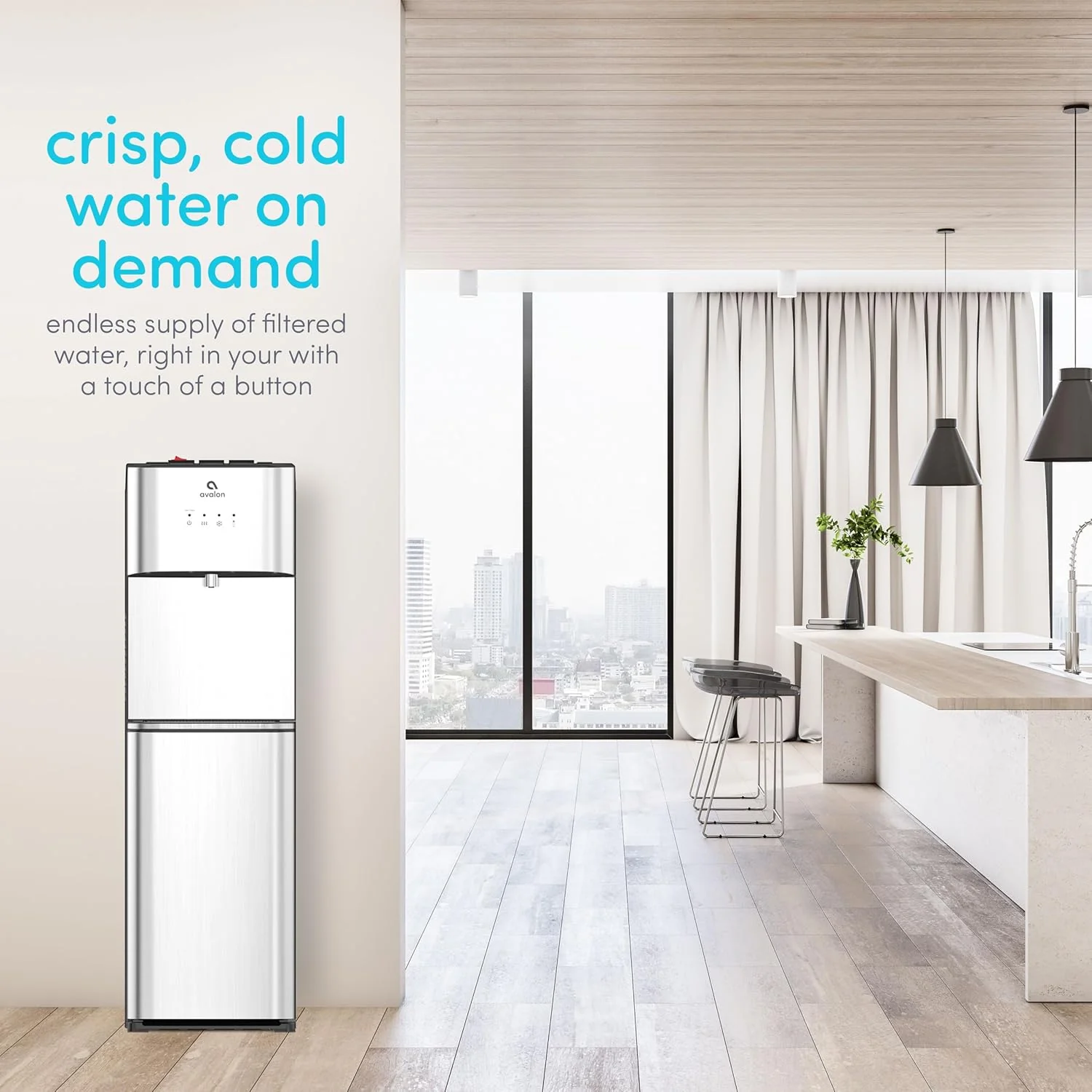 Avalon Self Cleaning Bottleless Water Cooler Water Dispenser 3 Temperature Settings