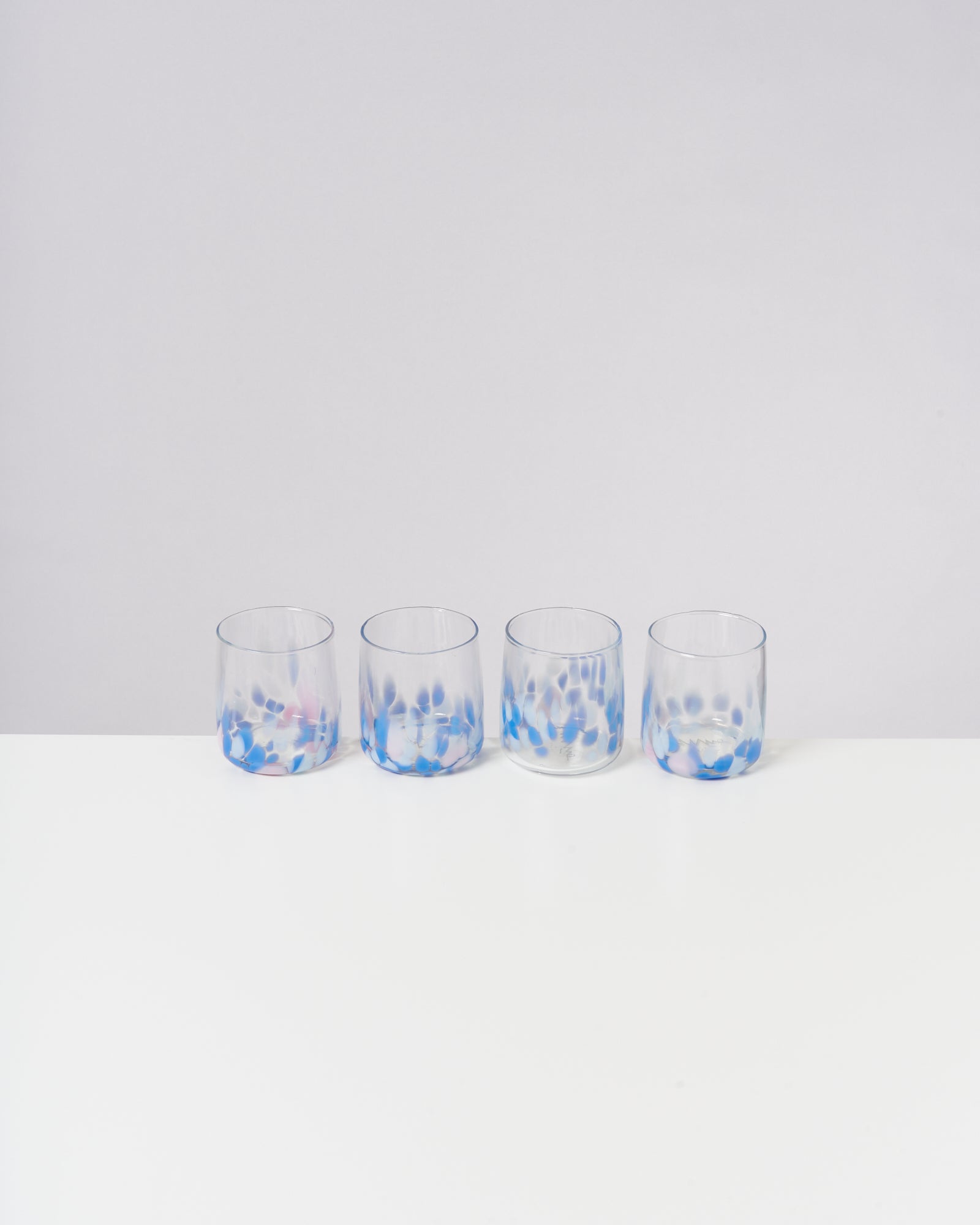 Alegria Glas klein blau rosé