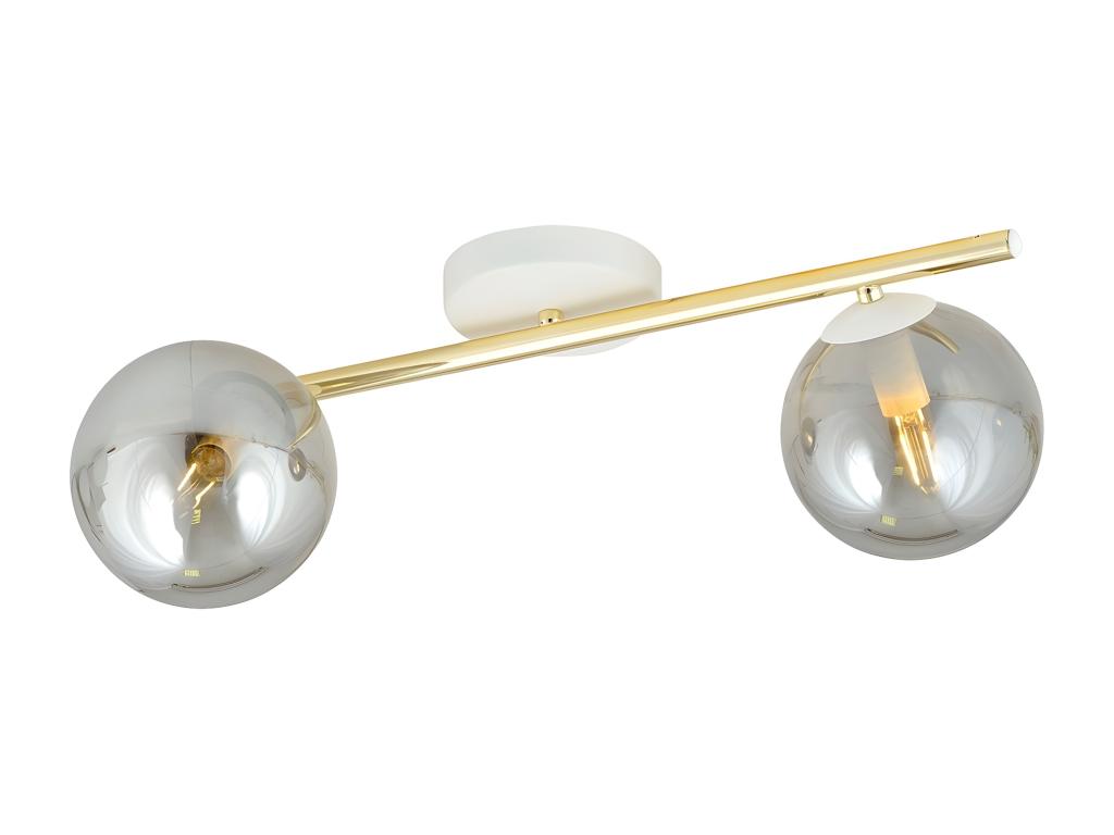 Lámpara de Techo Splendi, Oro, 55x20x29 cm, Mubdelu