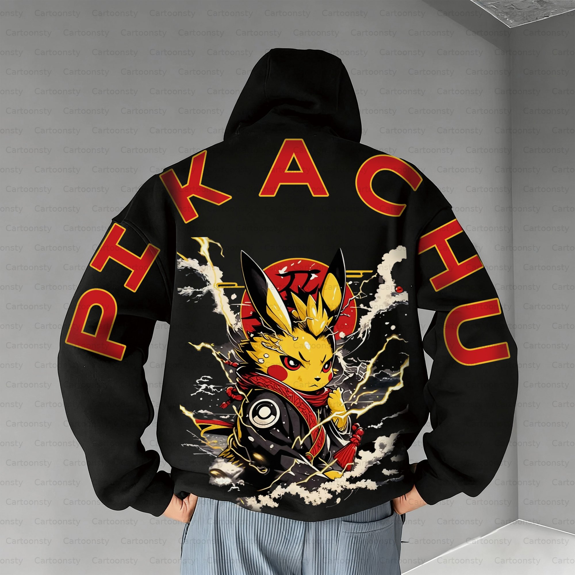 Unisex Anime Graphic Streetwear Vintage Plush Hoodie
