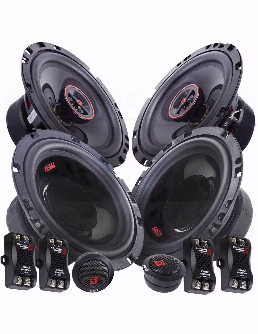 Cerwin Vega H765C + H7652 HED Series 6.5" Component 6.5" 2 Way Speaker System