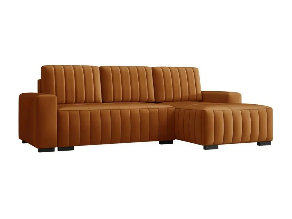 Sofá rinconero Mueblesclasic 154 Rojo Función de descanso Caja de ropa de cama 240x140cm