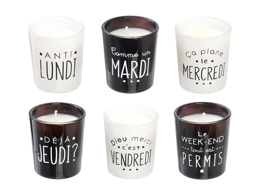 Set de 6 velas Mood of the Day