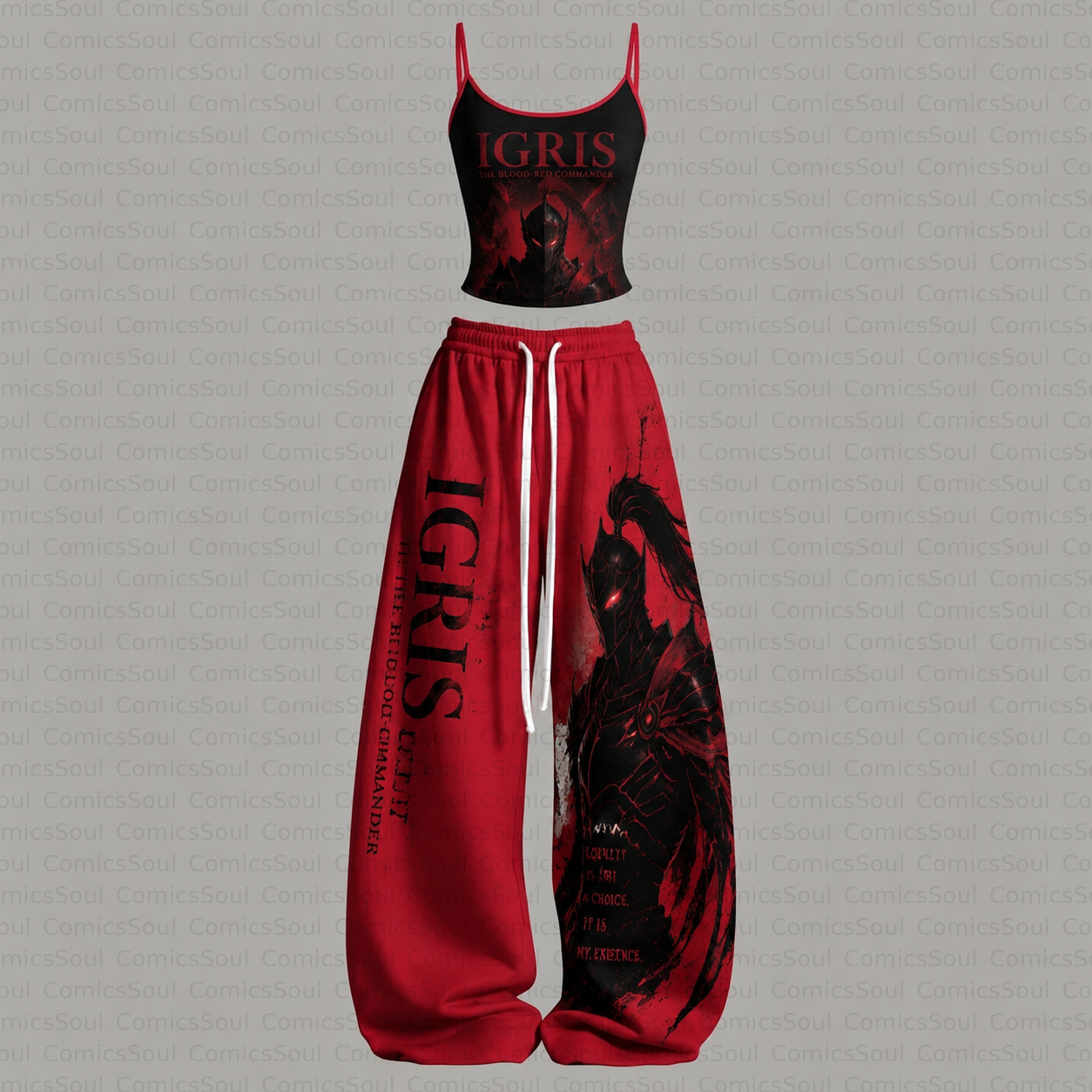 Solo Leveling Top & Elasticated Trousers Two-Piece Set TeeThreads Sustain the Scene with Custom Apparel