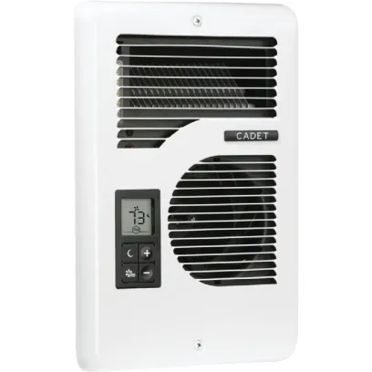 Energy Plus Wall Heater, Digital Thermostat, 240/208/120V, White