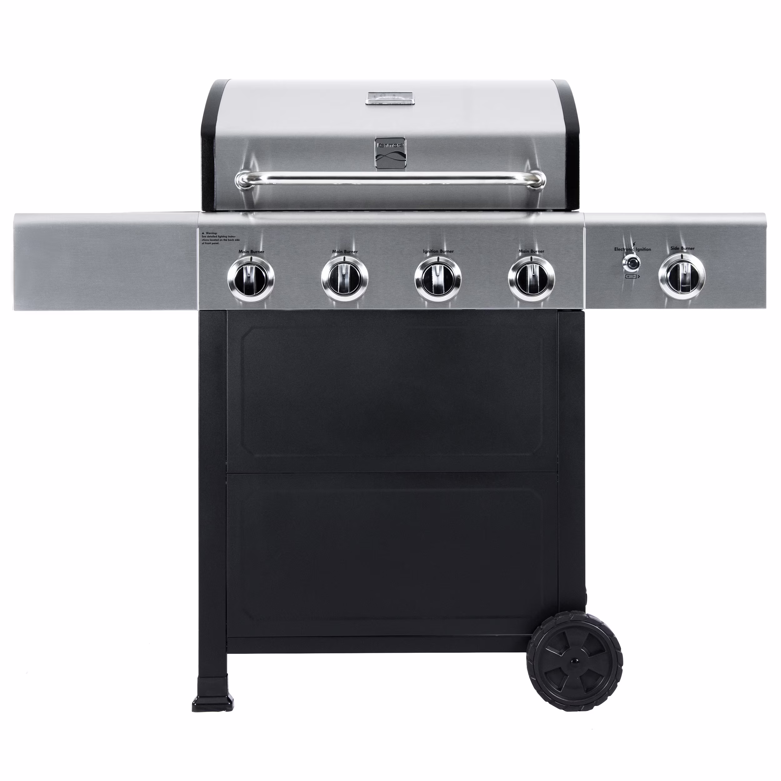 Kenmore BBQ Propane Gas Grill - 5 Burners with Side Burner & Searing Zone, 644 Sq. In. Stainless Steel Grill, 66,000 BTU, Ideal for Outdoor Cooking, Patio & Backyard, Black - Image 4