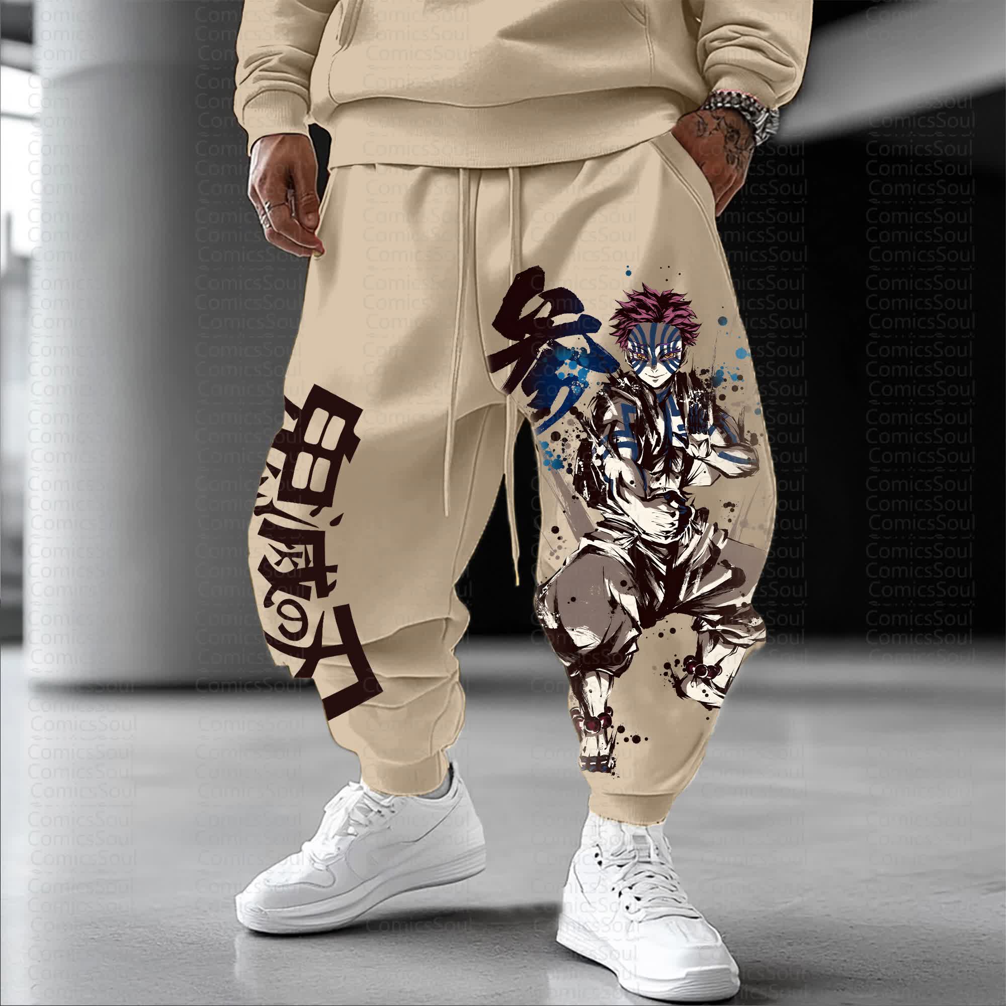 Unisex Anime Inspired Vintage Pants丨Comicssoul