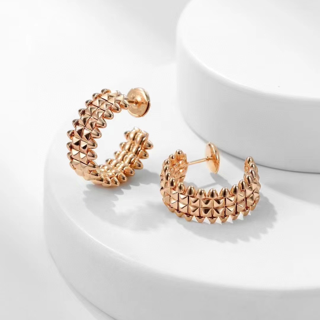 Cartier Clash de Cartier Hoop Earrings, Double Row - Original Replica Club
