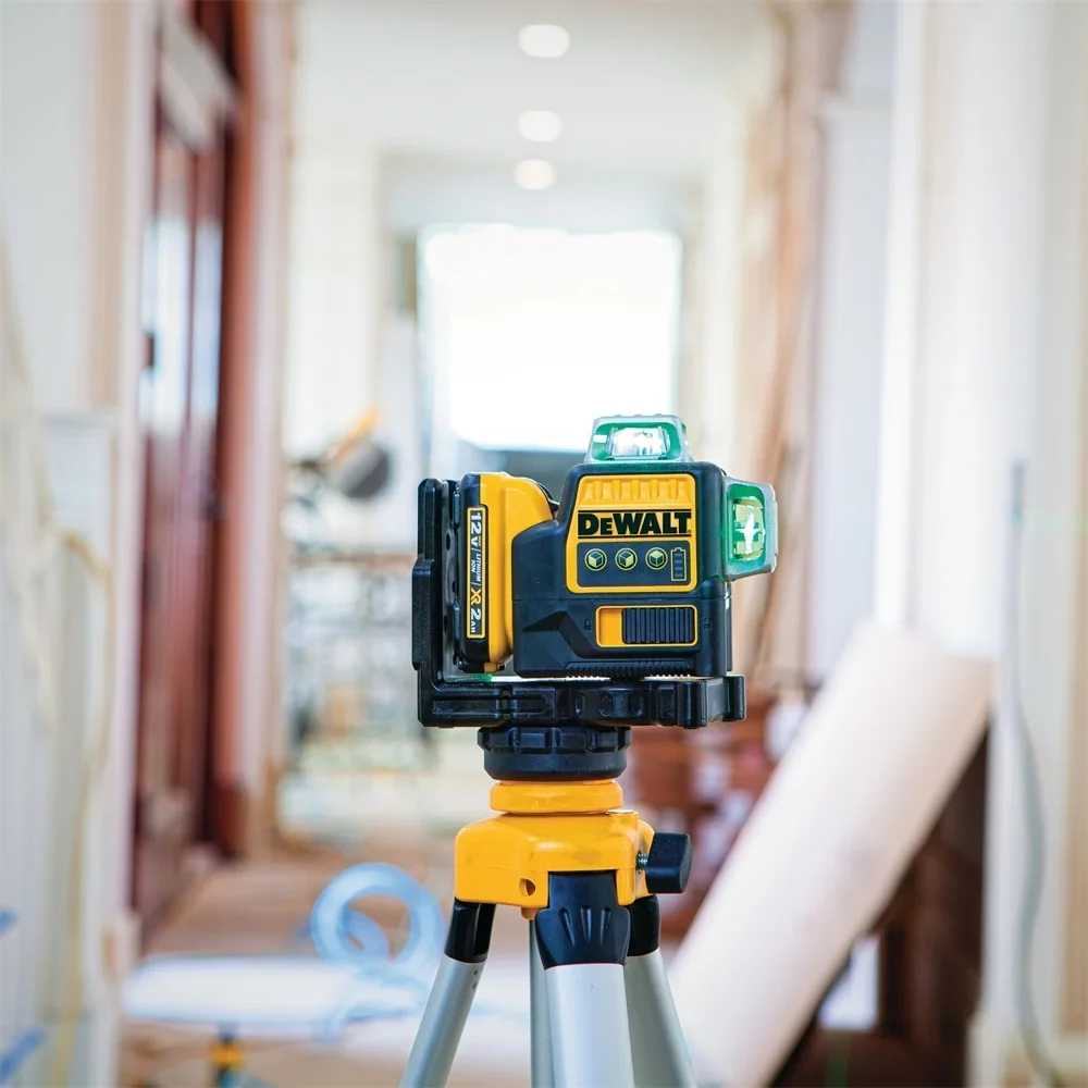 DeWalt 12V MAX Cordless Green Line Laser 3 x 360 Professional Laser Level