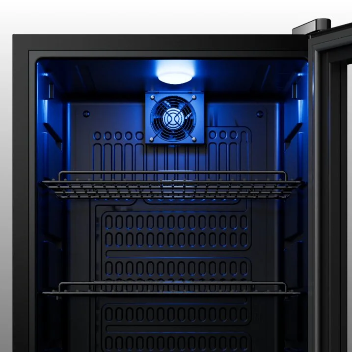 Yeego Beverage Refrigerator Cooler, Freestanding Beverage Fridge with Glass Door,95 Cans - Image 3
