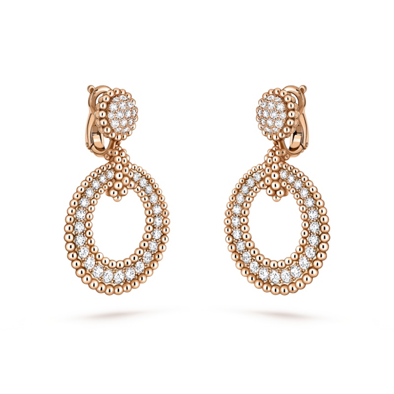 Replicate Perlée diamonds earrings(1:1 replica) - Original Replica Club