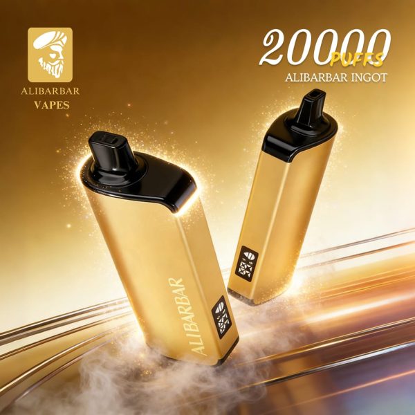100% Nicotine-Free | Alibarbar Ingot 20000 Puffs
