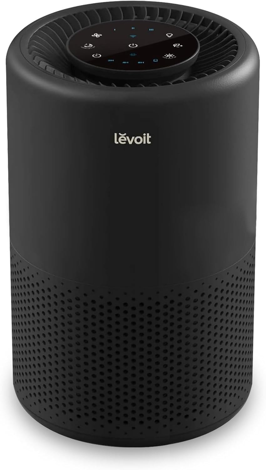 WAYFAIR LEVOIT Air Purifier For Home Bedroom, Smart WiFi Alexa Control, Covers Up To 916 Sq.Foot, 3 In 1 Filter For Allergies, Pollutants, Smoke, Dust, 24DB Quiet For Bedroom, Core 200S-P, White