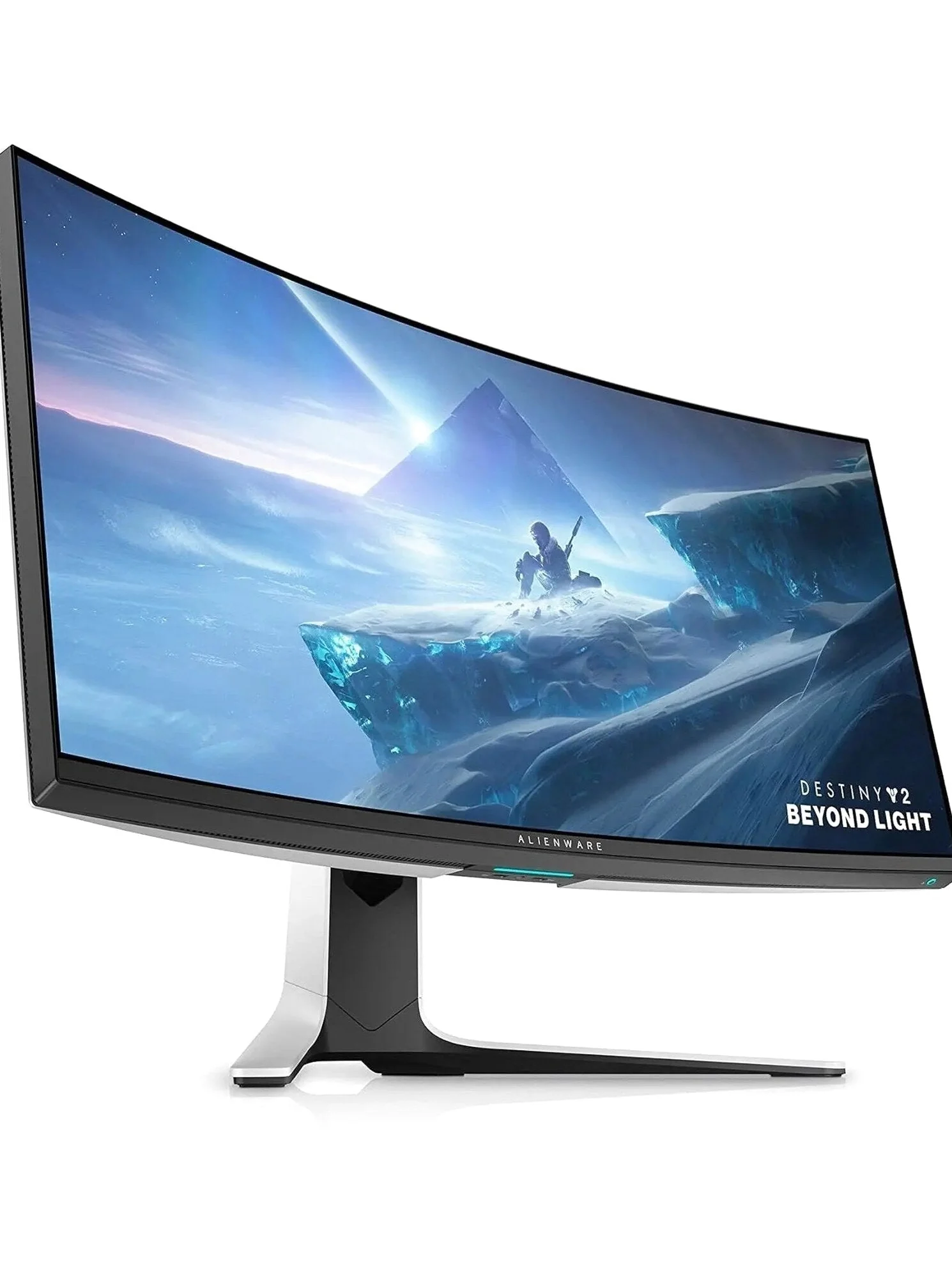 Alienware 38 Inch Ultrawide Curved Gaming Monitor, 144Hz, 3840 x 1600, IPS, White - AW3821DW - Image 2 Alienware 38 Inch Ultrawide Curved Gaming Monitor, 144Hz, 3840 x 1600, IPS, White - AW3821DW - Image 2